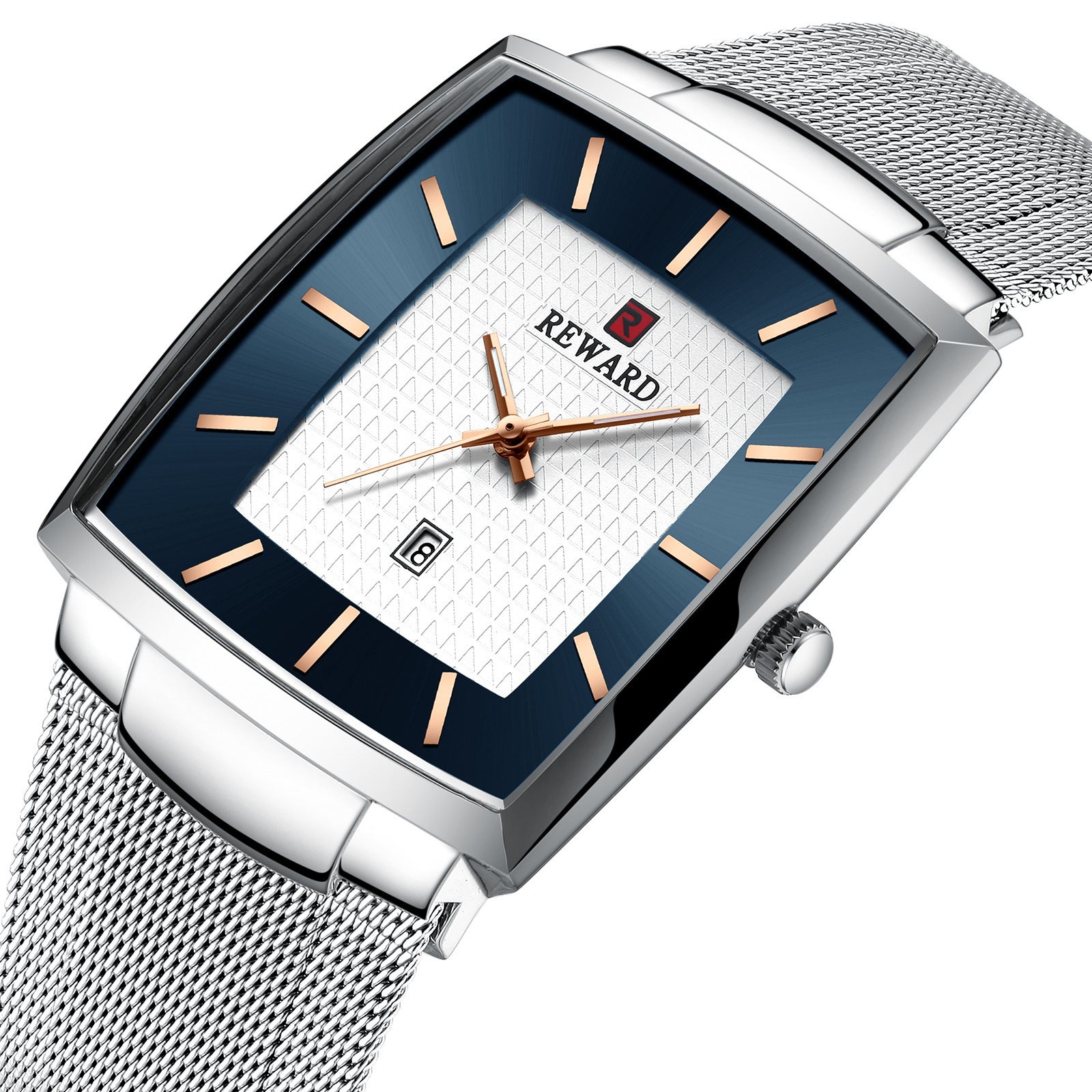 Square personality business men's watch