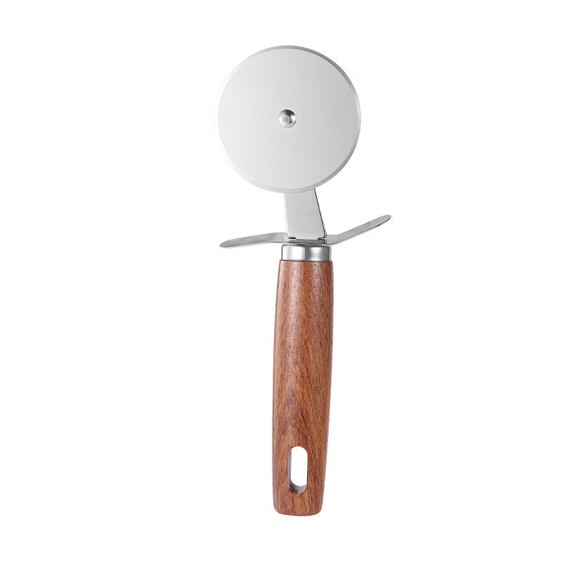 Kitchen Gadget Set Rosewood Bottle Opener Egg Beater Peeler Pizza Shovel Knife Corset Stainless Steel Suit