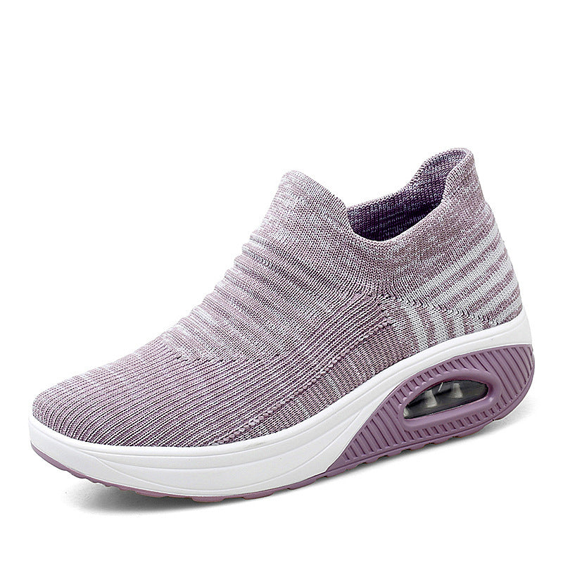 Platform Slip-on Rocking Shoes For Women