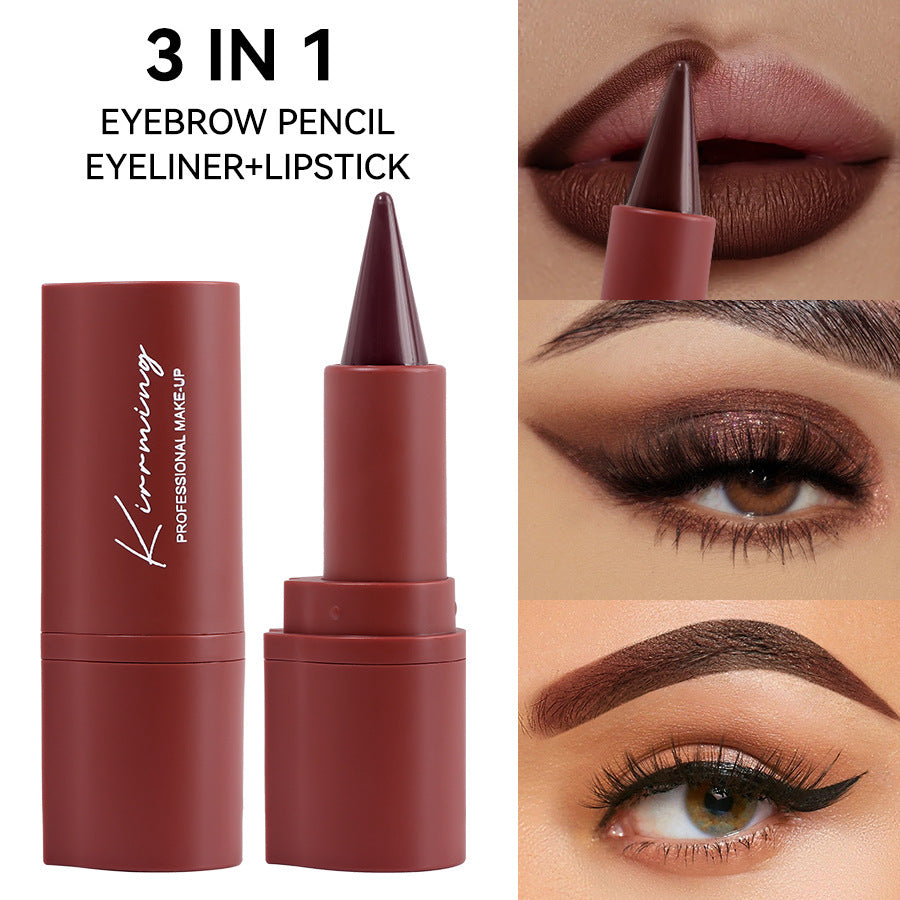 2-in-1 Eyeliner Lipstick 4 Colors Waterproof And Durable