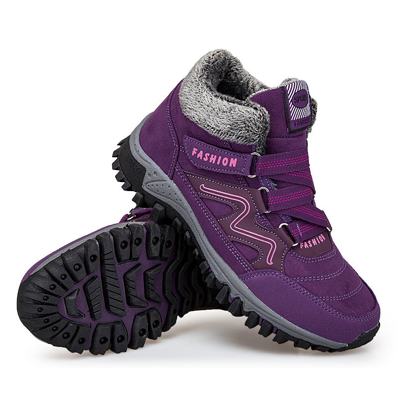 Outdoor Snow Plus Velvet Warm Women's Cotton Shoes