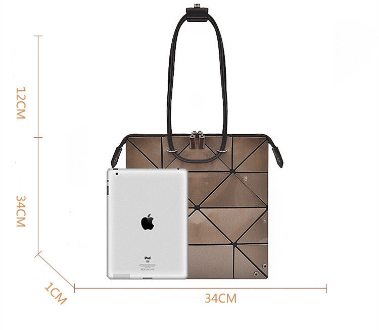 Trendy Variety Bag Folding Geometric Portable Diamond Laser