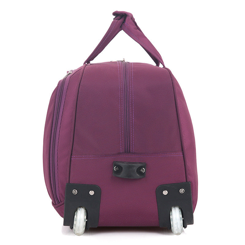 Oxford Cloth Trolley Bag Leisure Travel Folding Luggage