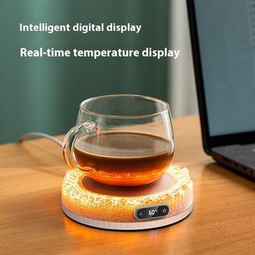 Constant Temperature Cup Warming Holder Intelligent Number Insulated Coaster