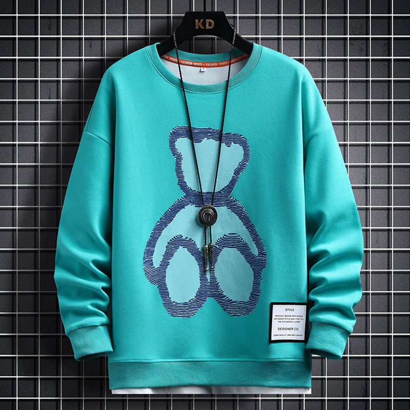 Men's Spring And Autumn Casual Cartoon Sweater