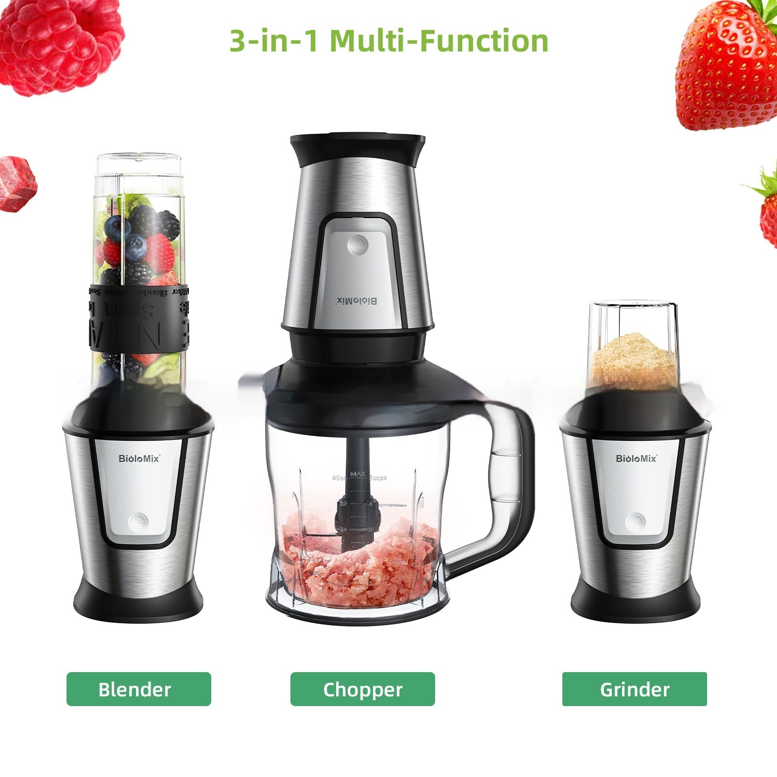 Multifunctional Household Electric Mixer Juicer Grinder