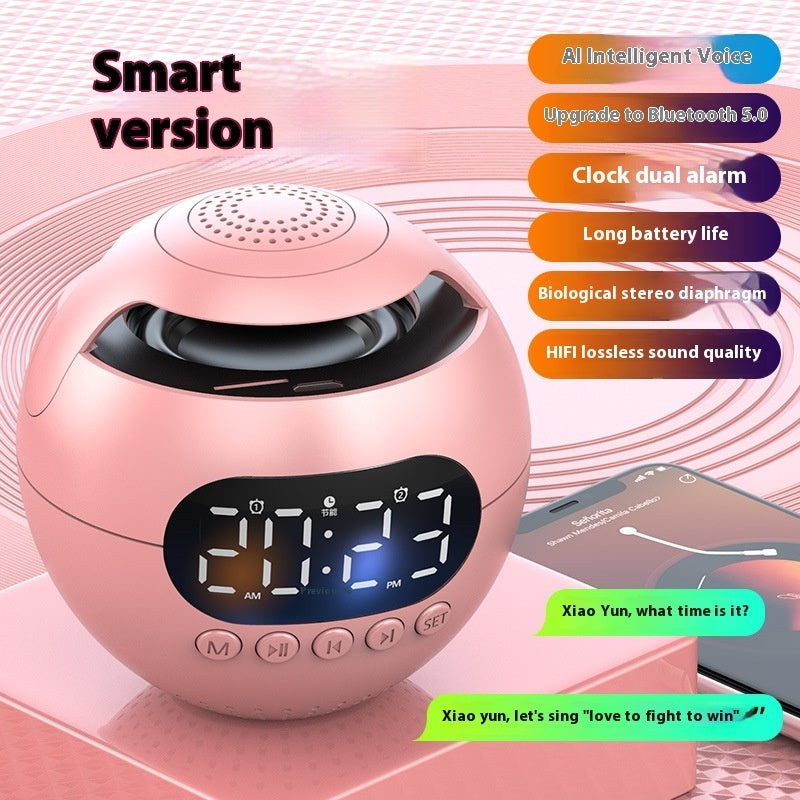 F6 AI Smart Bluetooth Audio Wireless Alarm Clock