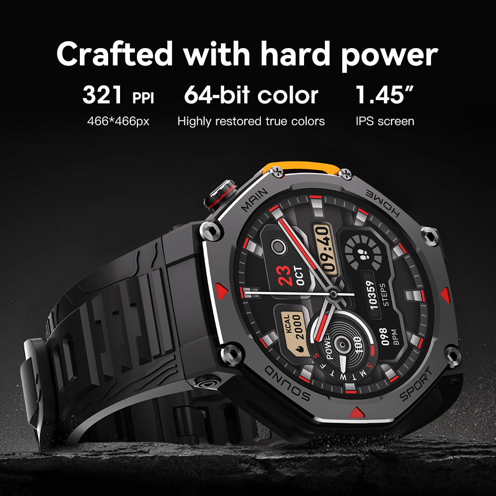 New 5ATM Water-Resistant Sports Smartwatch