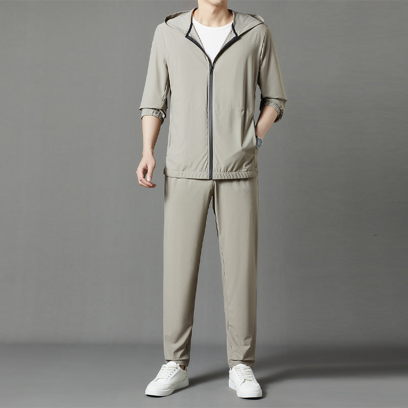 Korean Version Sun-protective Clothing Suit Fashion Loose Casual Hooded Thin