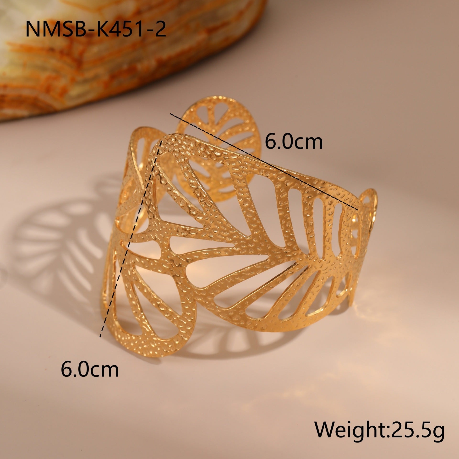 Leaf Stainless Steel Wristband Bow Light Luxury