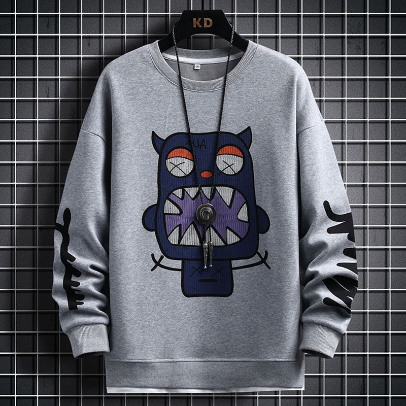Men's Spring And Autumn Casual Cartoon Sweater