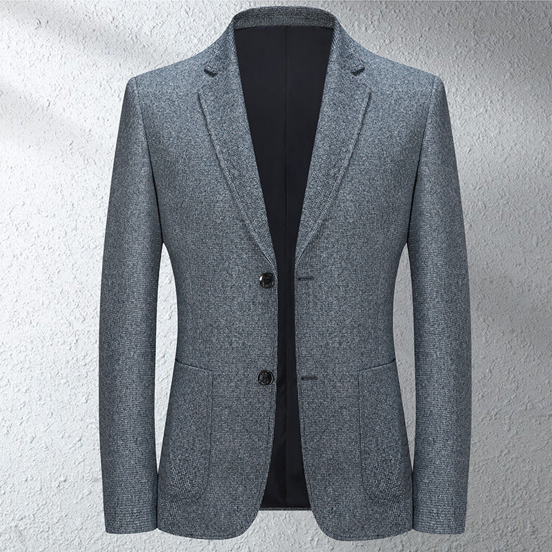 Men's Knitting Suit Casual Nylon Coat