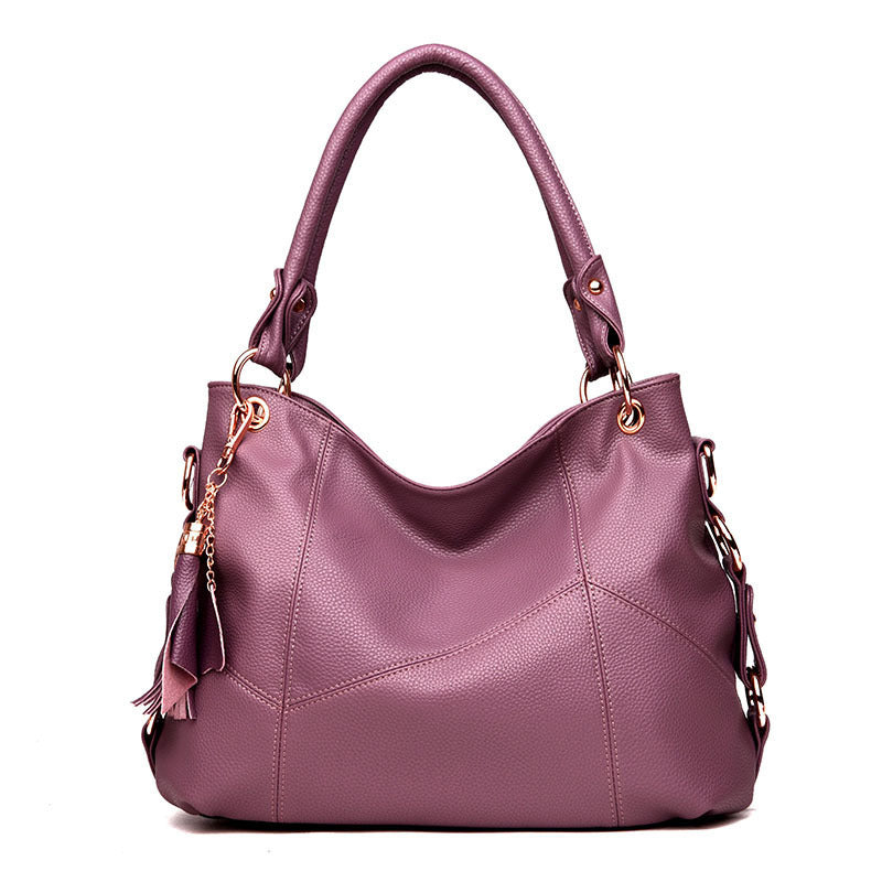 Soft leather cross-body shoulder bag