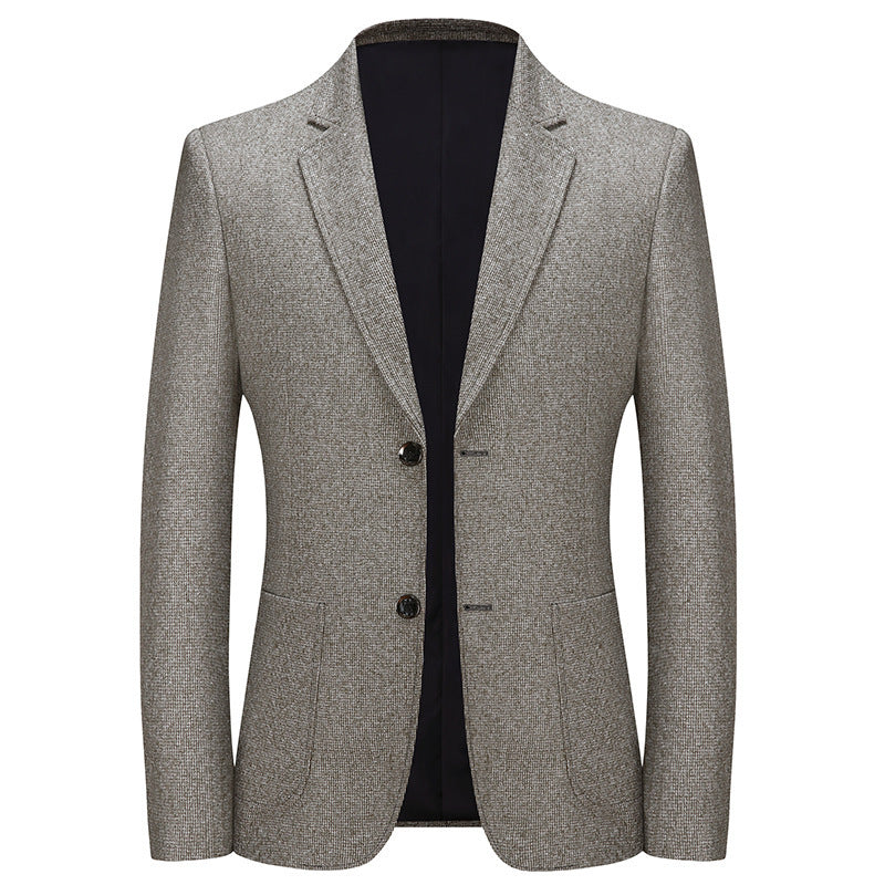 Men's Knitting Suit Casual Nylon Coat