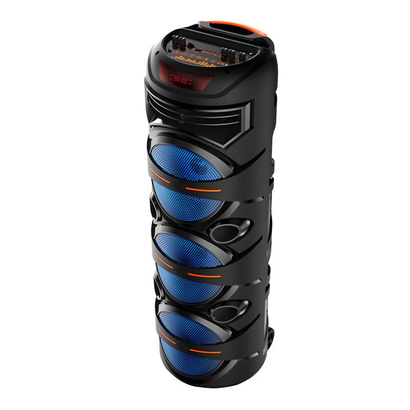 Stage Lights Bluetooth Speaker Home Wireless Microphone Portable