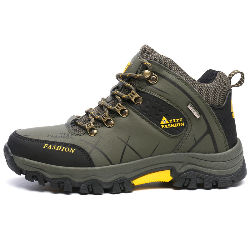 High-top non-slip hiking shoes