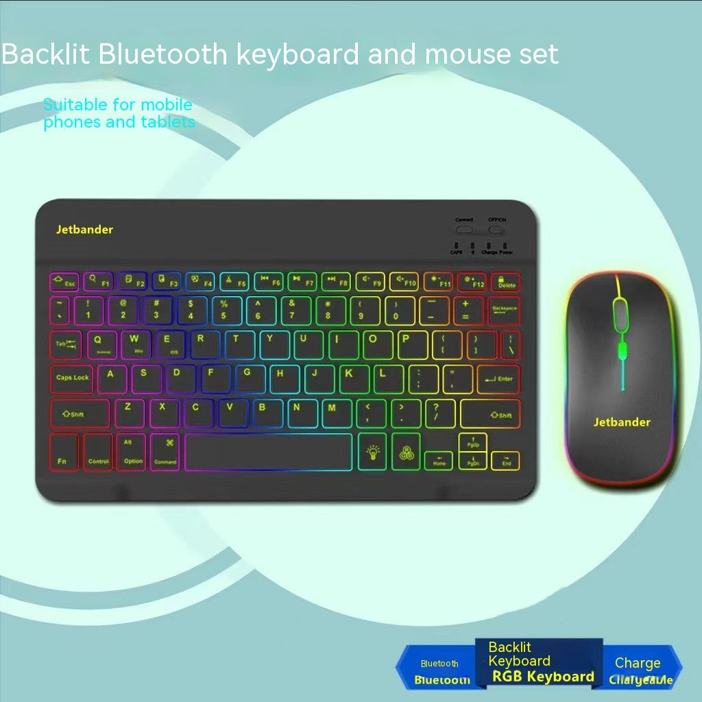 Colorful Light Emitting Bluetooth Keyboard