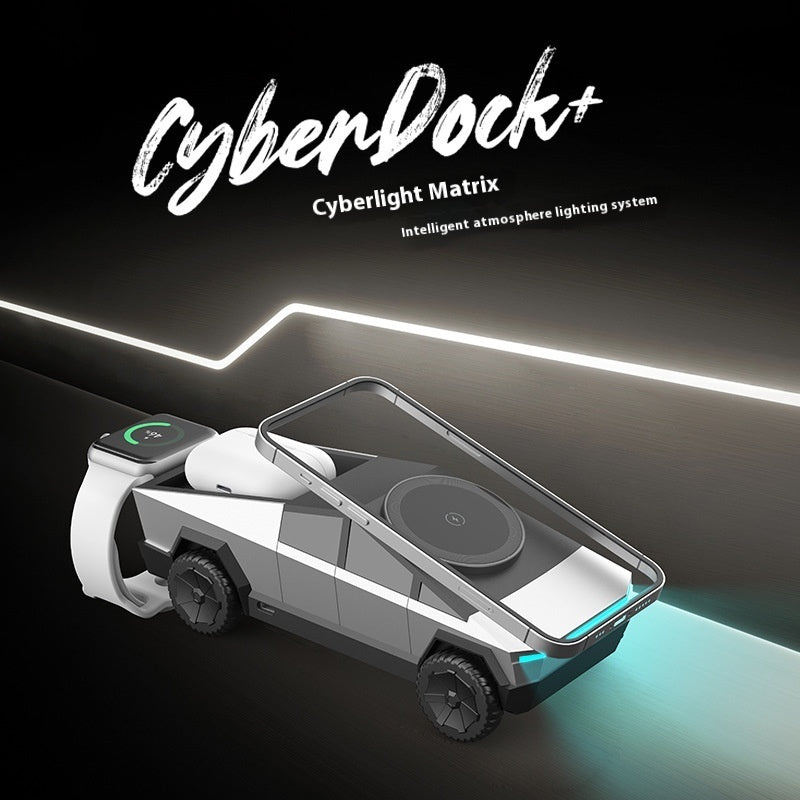 Multifunctional Three-in-one Wireless Charger