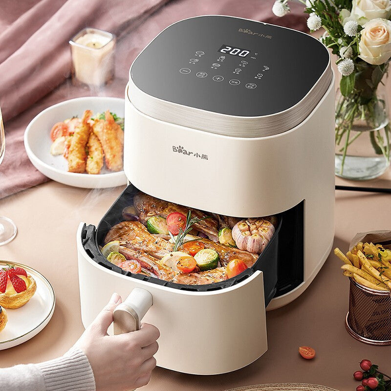 5L Microcomputer Touch Control Micro Steam Fries Electric Fryer