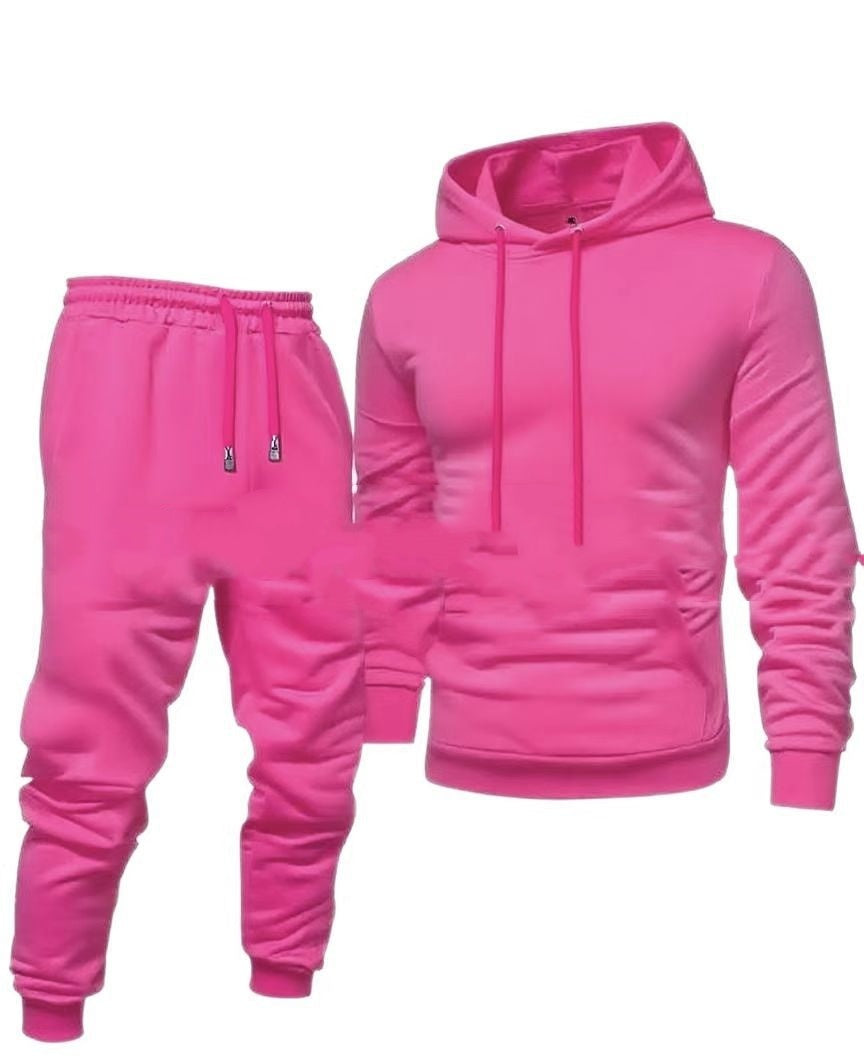 Light Board All-matching Hooded Sweatshirt And Sweatpants Leisure Sports Suit