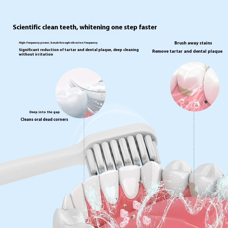 Couple Electric Toothbrush Home Travel Soft Hair