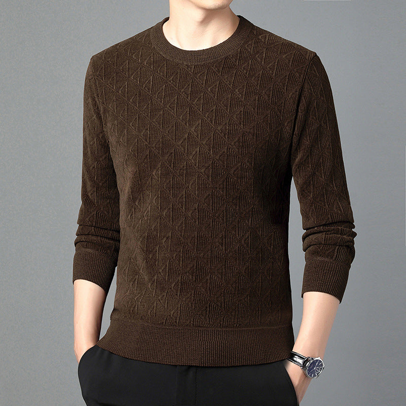 Fleece Padded Chenille Warm Sweater