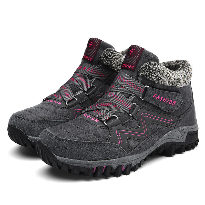 Outdoor Snow Plus Velvet Warm Women's Cotton Shoes