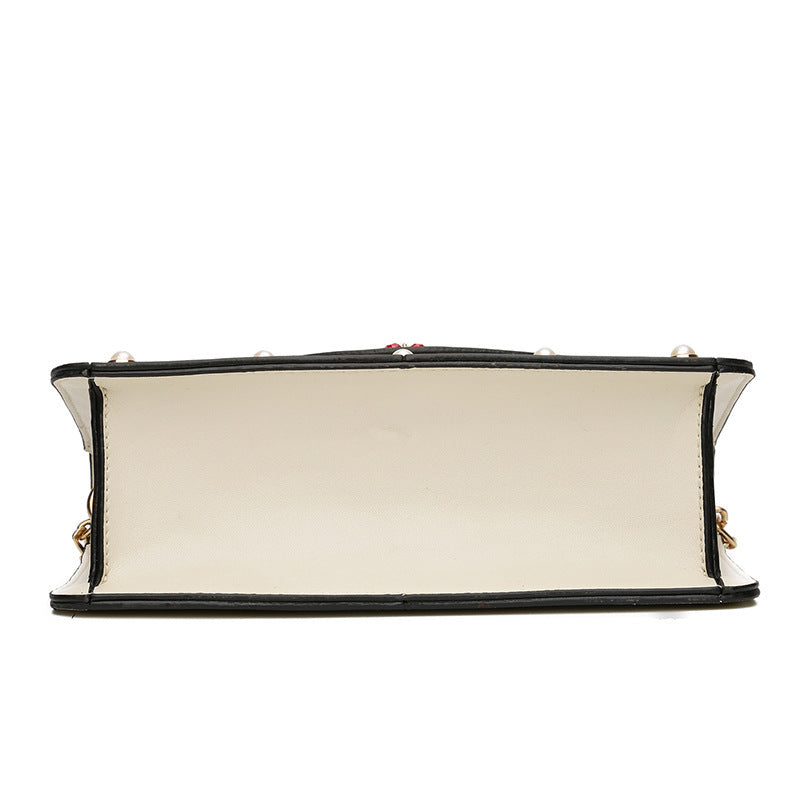 SMALL BAG WITH SHOULDER PATTERN BEELE AND STRASS