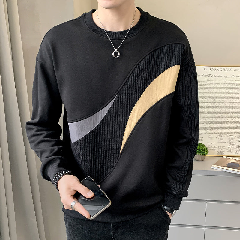 Men's Spring And Autumn Bottoming Shirt Top Sweater