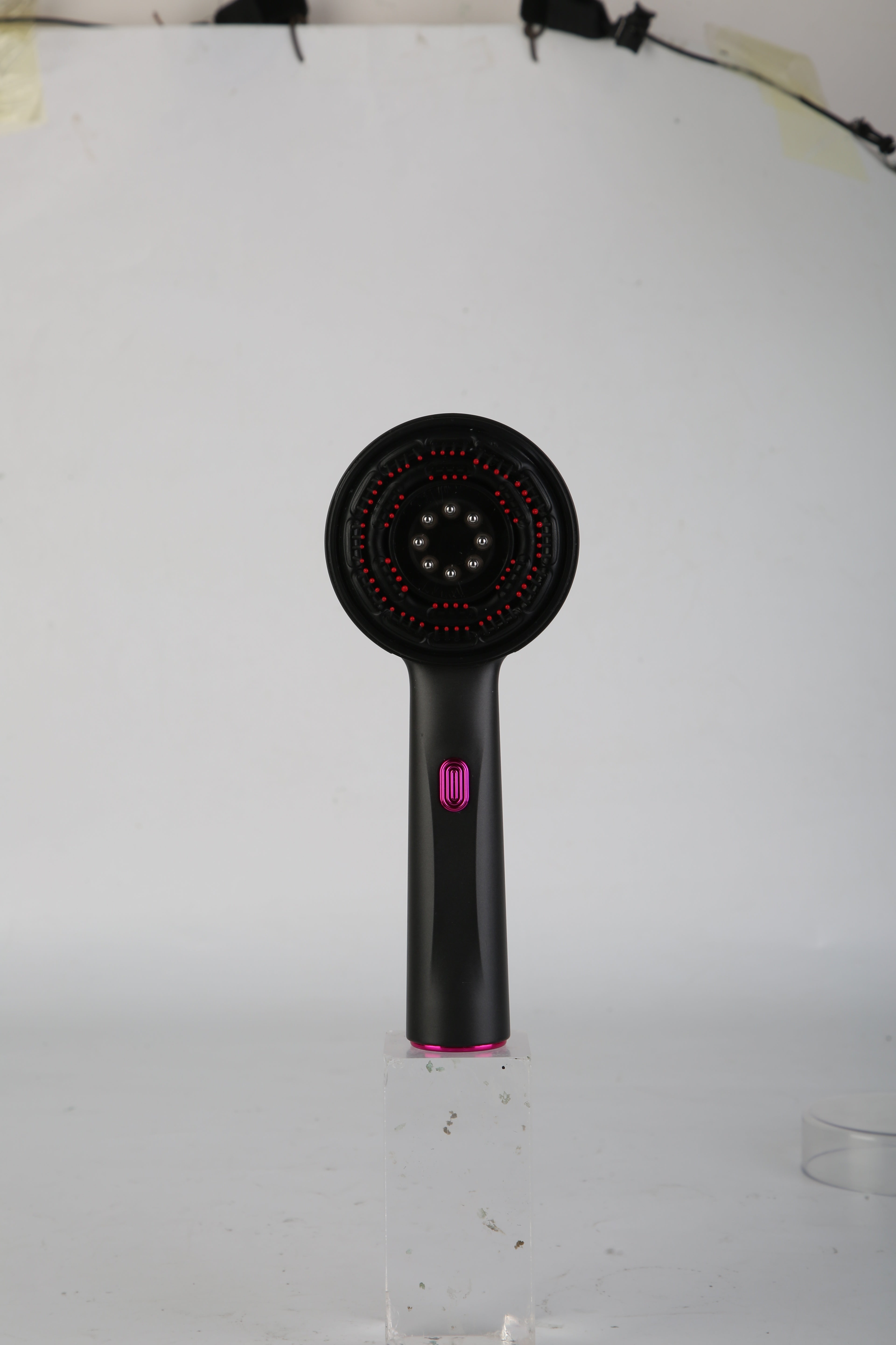 1Set 3 In 1 Red Light Scalp Massager Brush Cordless Hair Oil Applicator Massage Comb With 3 Modes Rechargeable IPX7 Waterproof