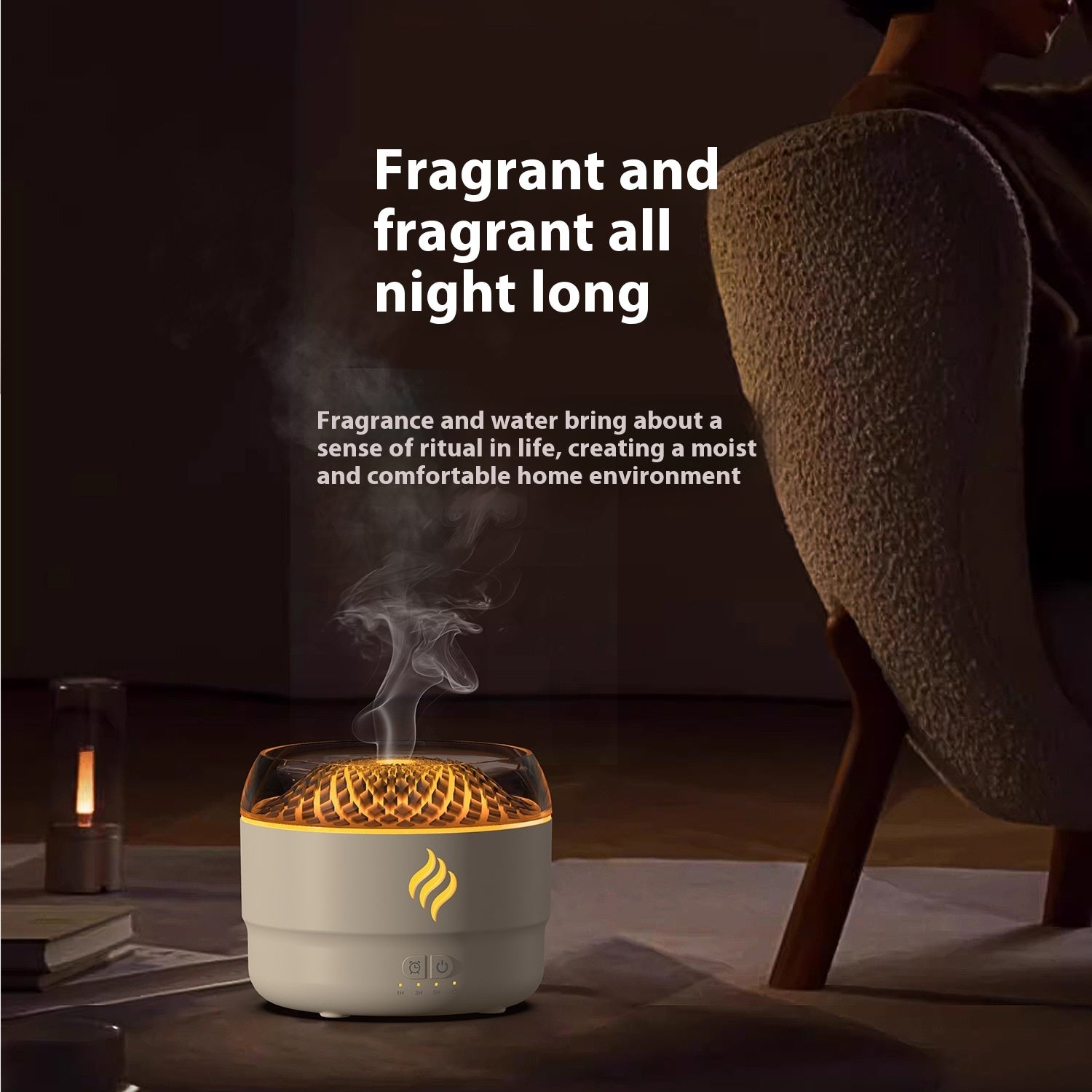 New Flame Aromatherapy Humidifier Super Large Spray Volume