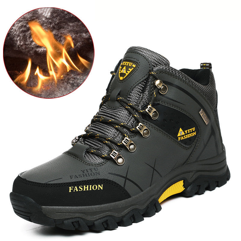 High-top non-slip hiking shoes
