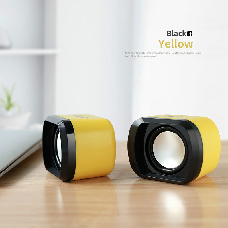 Bonks dx12 notebook small audio desktop computer USB mini speaker multimedia mobile phone subwoofer home desktop office high volume portable small audio cable speaker