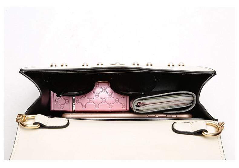 SMALL BAG WITH SHOULDER PATTERN BEELE AND STRASS