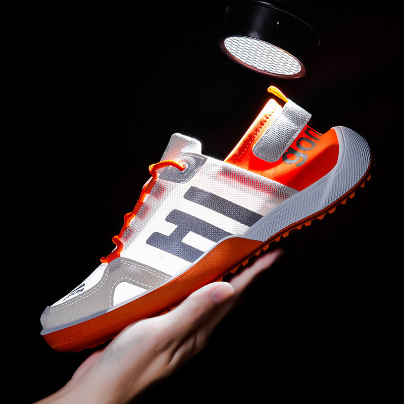 Net Red Color Matching Casual Personality Sports Running Shoes