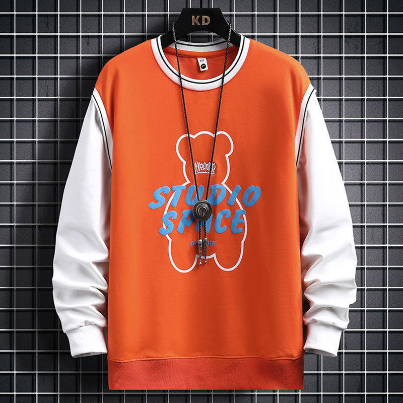 Men's Spring And Autumn Casual Cartoon Sweater