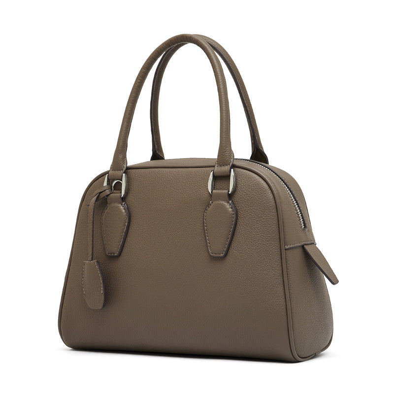 Cowhide High-grade Leather Women's Bag Large Capacity Handbag