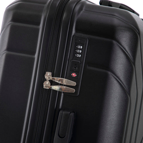 20  24  28  3 Pcs  Set In ABS Spinner Wheel Luggage, Carry On Suitcase, Matching Color, TSA Combination Lock