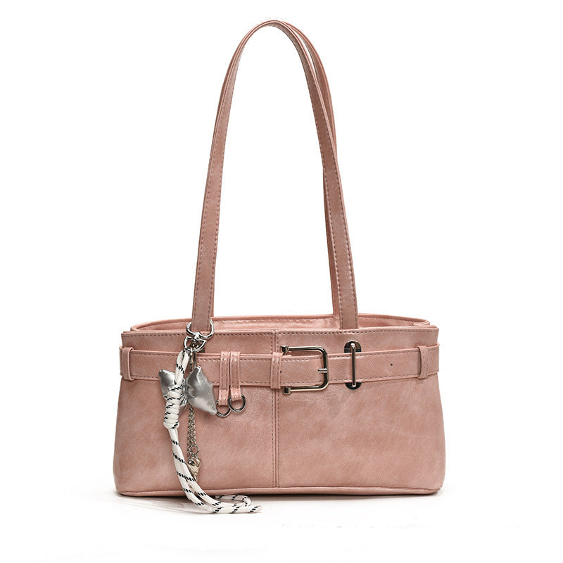 Commuter Texture Underarm Shoulder Handbag