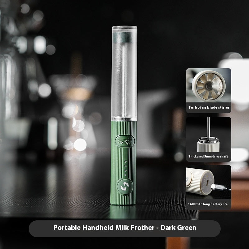 Coffee Frothing Pitcher Portable Milk Frother Electric Handheld