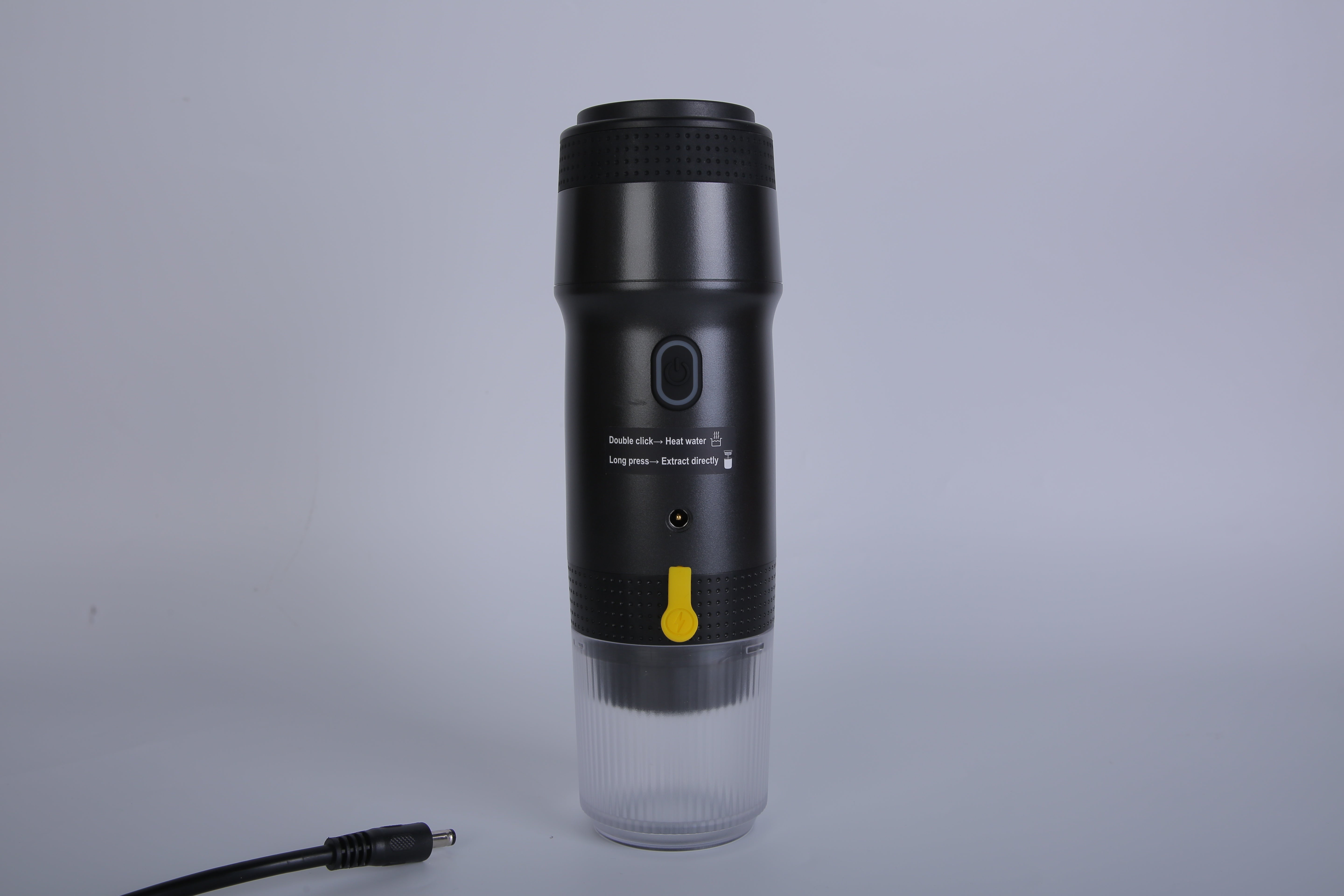 1Pc Portable Electric Espresso Machine Cordless Coffee Maker Self Heating Car Espresso Maker With Anti Dry Burn Fit For Ground Coffee NS DG Capsules For Car Camping Hiking RV Home Office