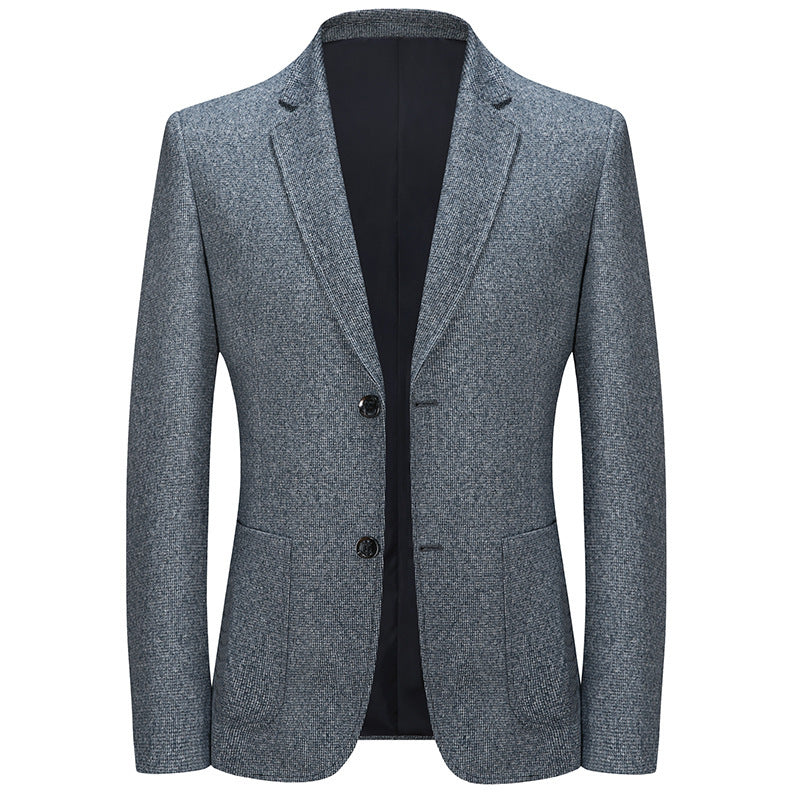 Men's Knitting Suit Casual Nylon Coat