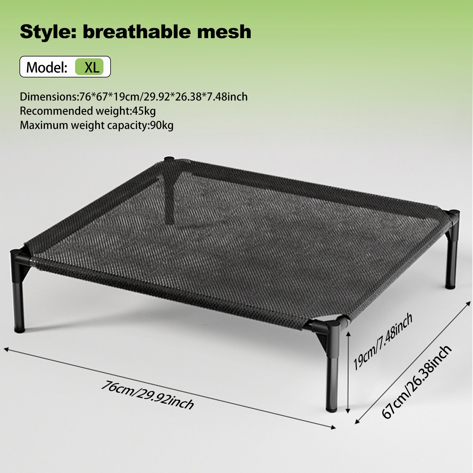 The Bi-material Pet Bed Is Of Your Choice,The Detachable Design Of The Oxford Cloth And Breathable Mesh Pet Bed Combines The Characteristics Of Breathable, Waterproof And Odorless To Create A Comforta