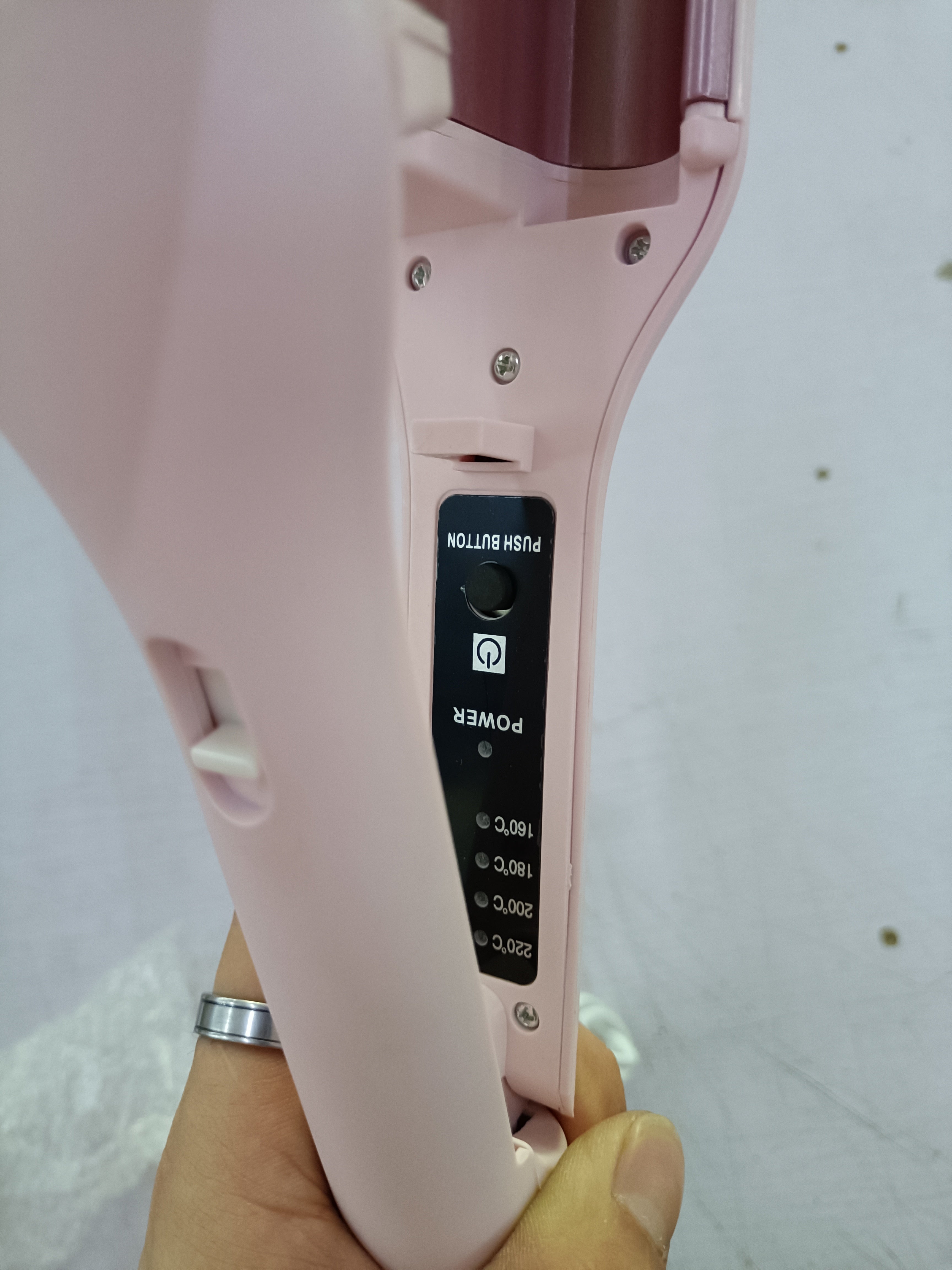 Hair Curling Iron 32mm Deep Wave Hair Curler 4 Temperature Adjustable Fast Heating Crimping Iron Styler Wand For All Hair Style