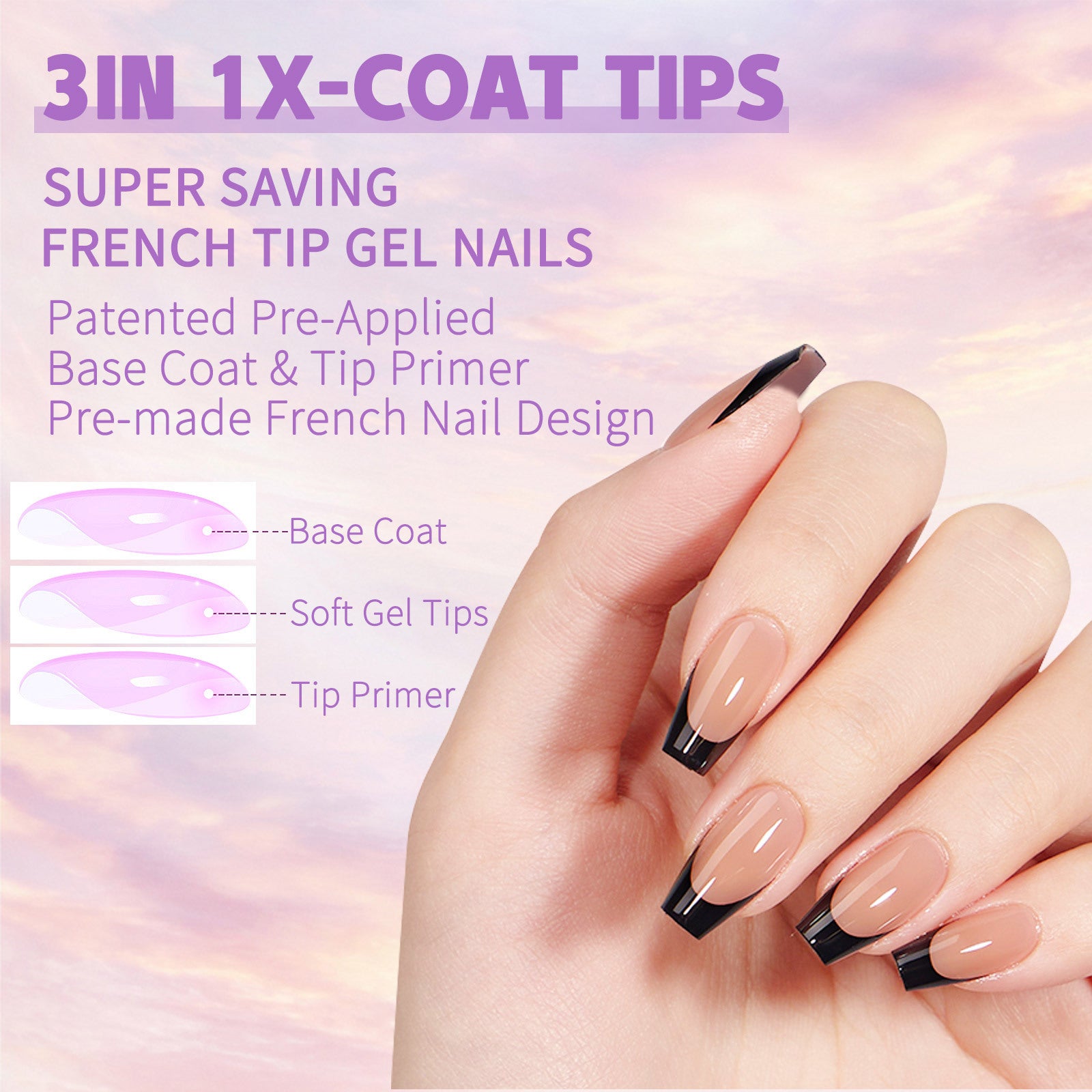 Nail Coffee Black New Seamless Wear Nail Removable Nail Beauty Nail Patch