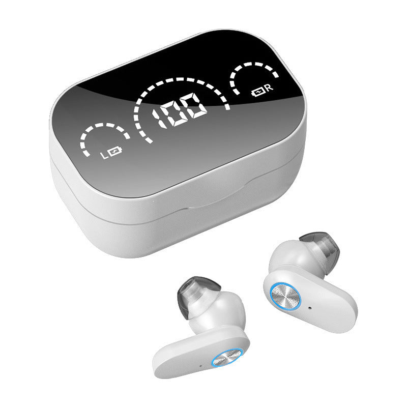 High Battery Wireless Bluetooth Headset With Flashlight Touch