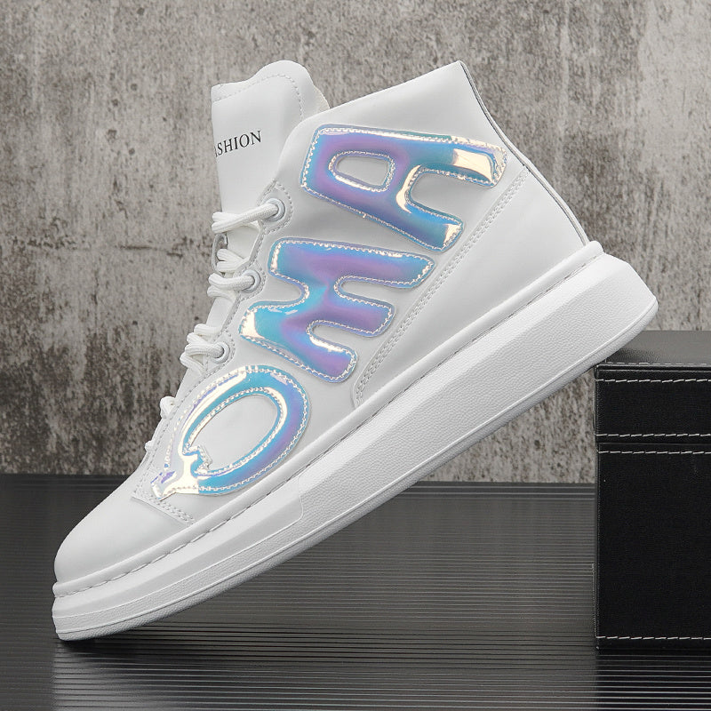 Spring And Autumn New Trend Of Casual Internal High Men's Shoes