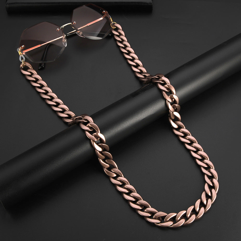 Acrylic Colorful Sunglasses Anti-drop Chain