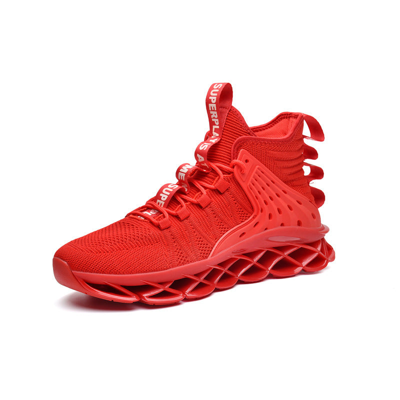 Breathable fly weave blade soles shoes