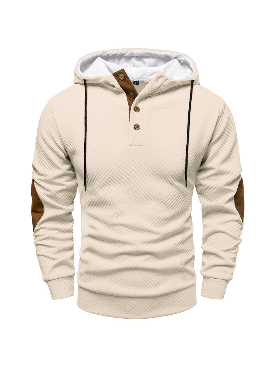 Men's Simplicity Trendy Loose Hooded Casual Fashion Pullover